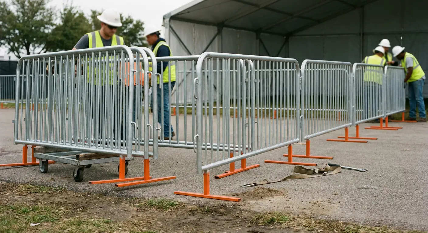 Pedestrian Barricades in Euless, TX