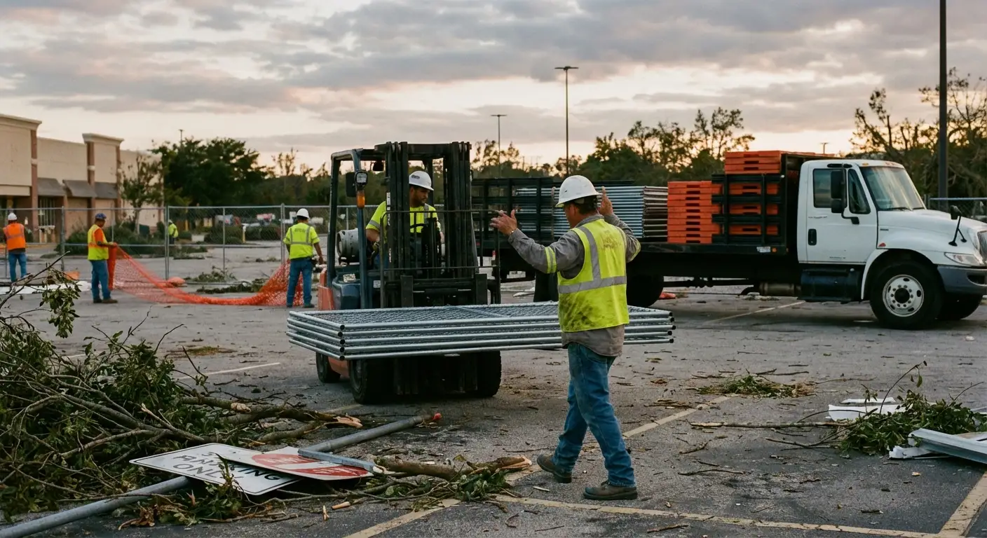 Emergency fencing deployment in Euless, TX