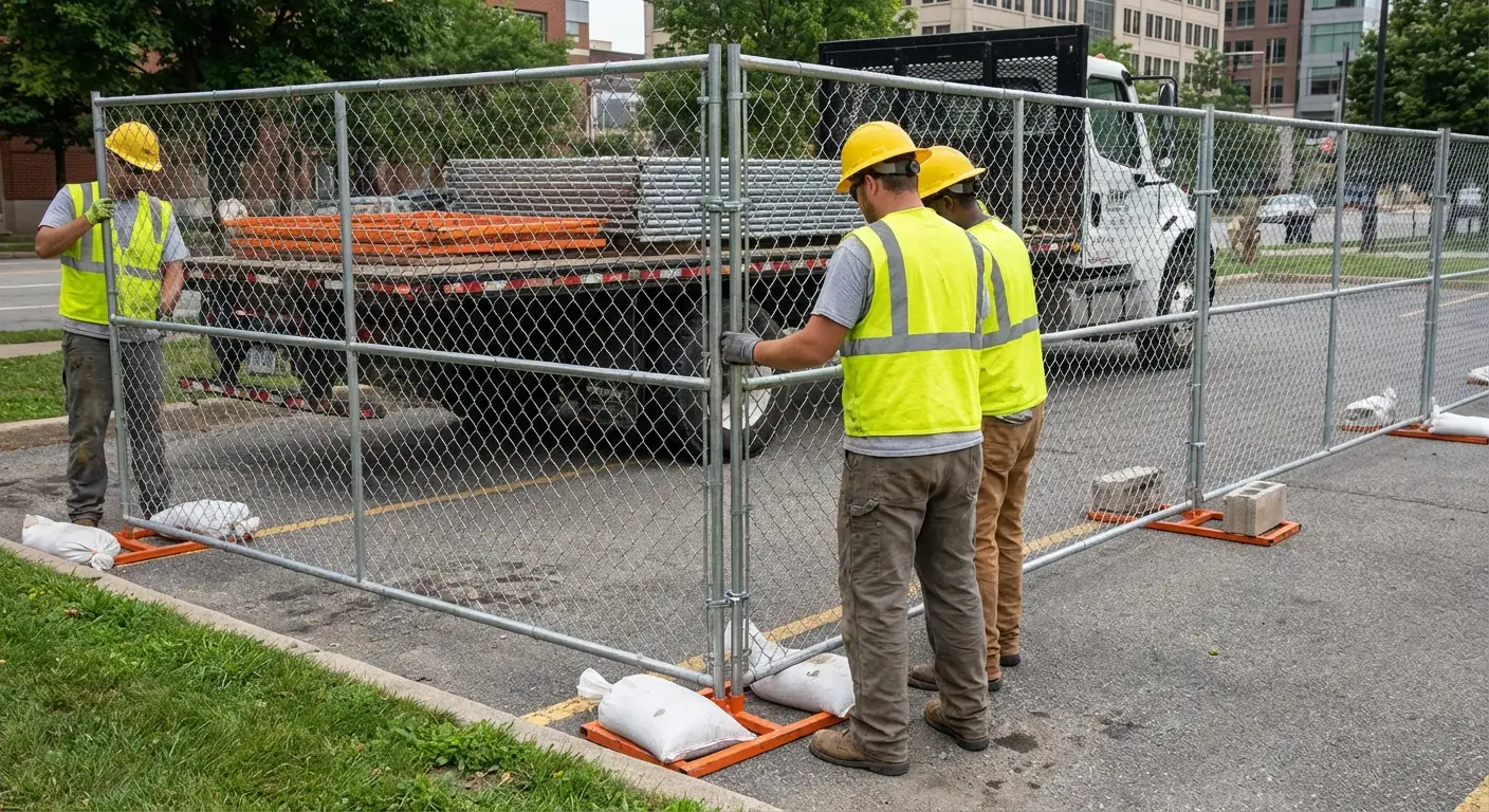 Temporary fencing solutions meeting Euless requirements