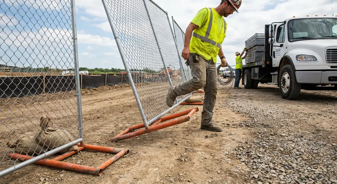 Diagram showing common crowd control barrier failure points in Euless, TX