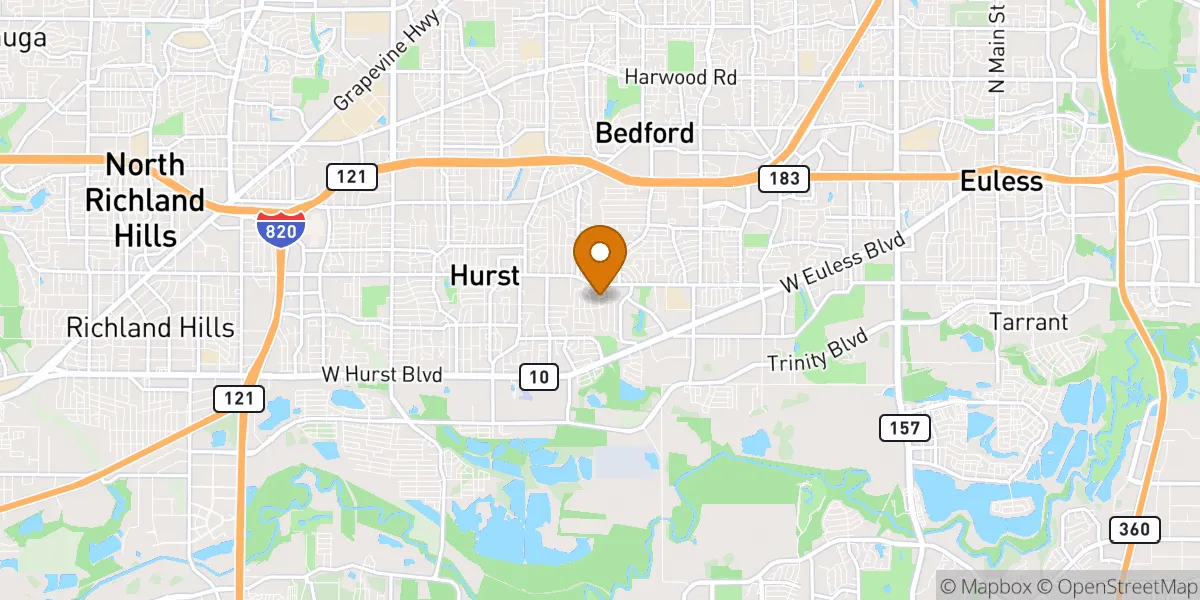  neighborhood map in Euless, TX