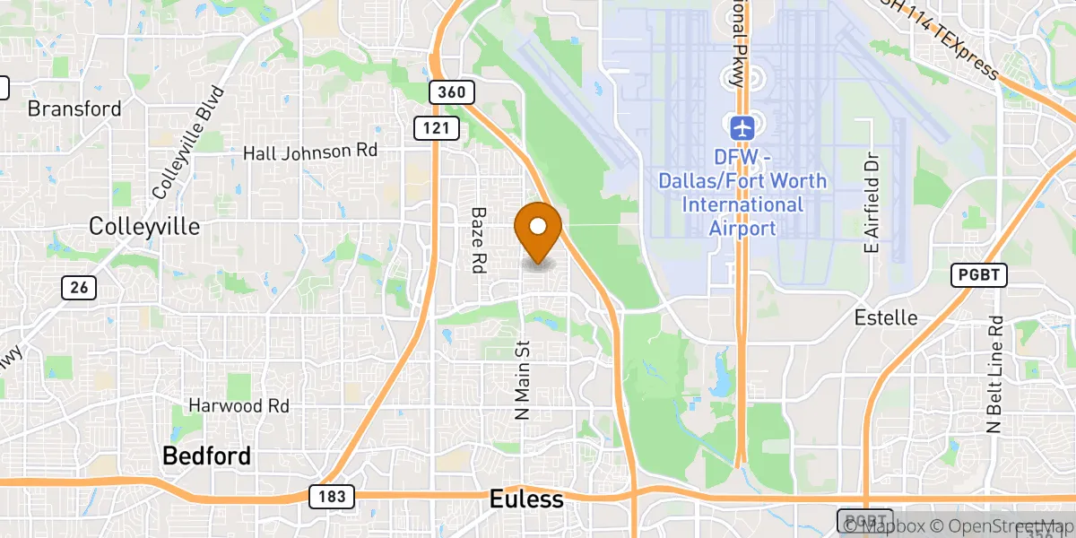  neighborhood map in Euless, TX