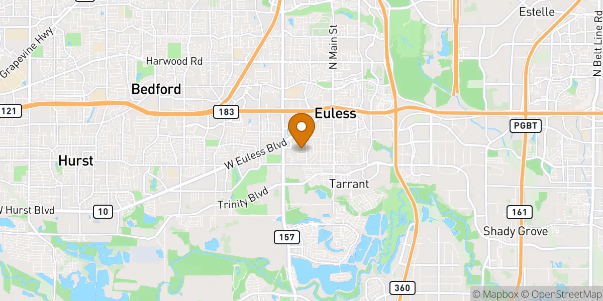  neighborhood map in Euless, TX