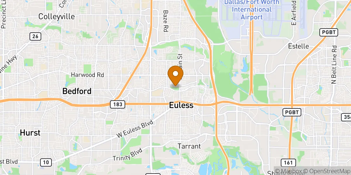  neighborhood map in Euless, TX