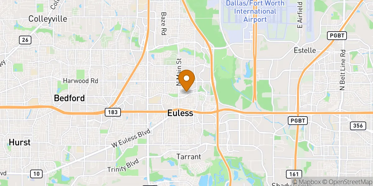  neighborhood map in Euless, TX