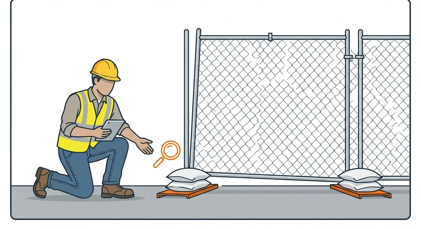 Diagram showing causes of temporary fence instability in Euless, TX