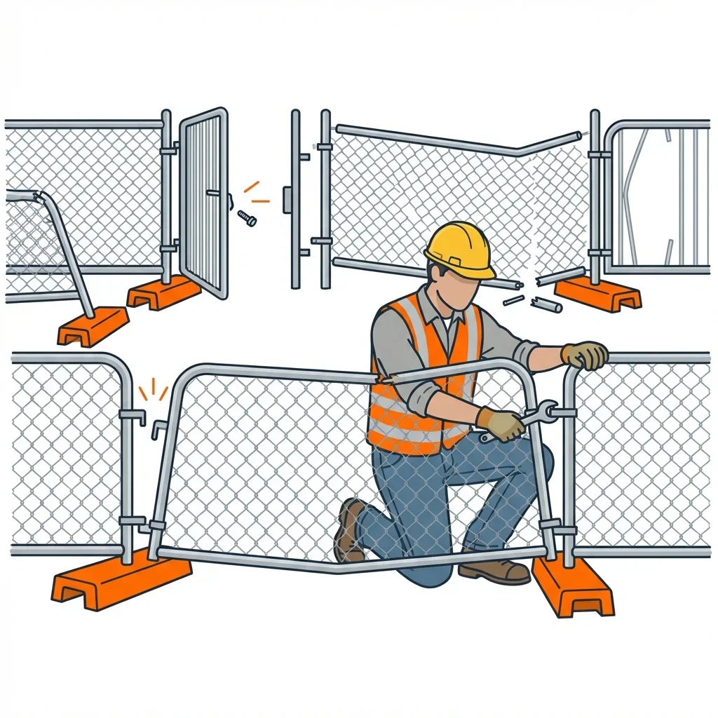 Diagram showing crowd control failure points and safety zones in Euless, TX